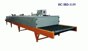 Far infrared conveyor dryer