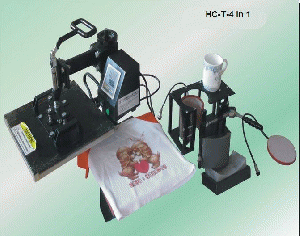 Combo heat press machine